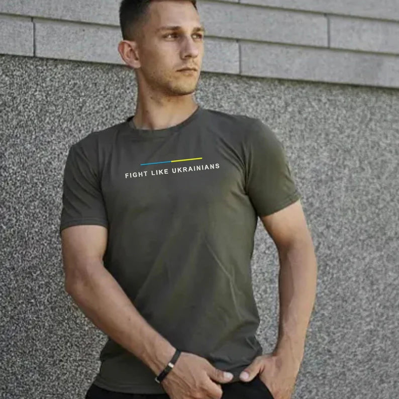 Zelensky T-Shirt "Fight Like Ukrainians"