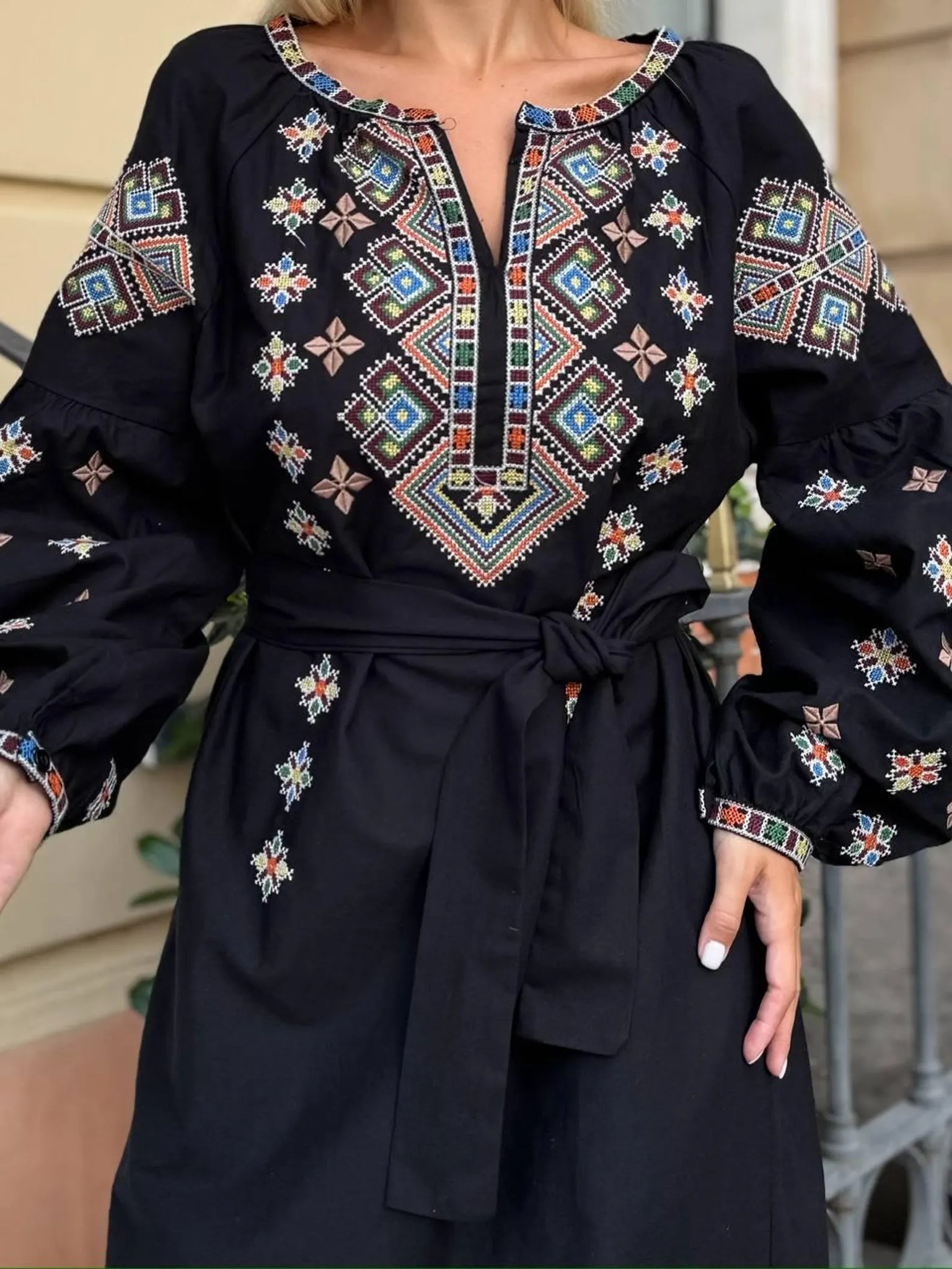 Black Dress Ukraine Vyshyvanka