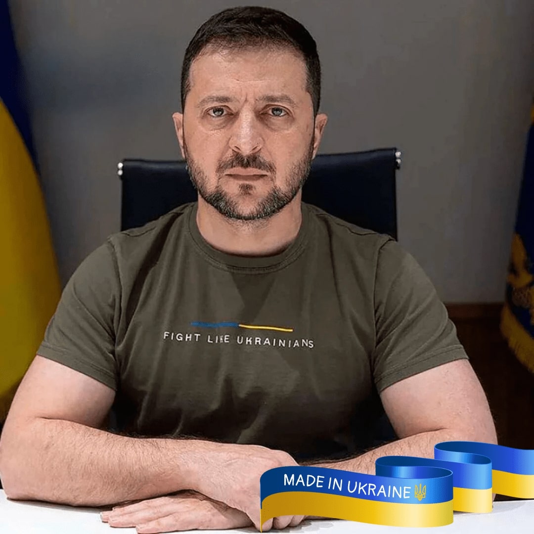 Zelensky T-Shirt Fight Like Ukrainians