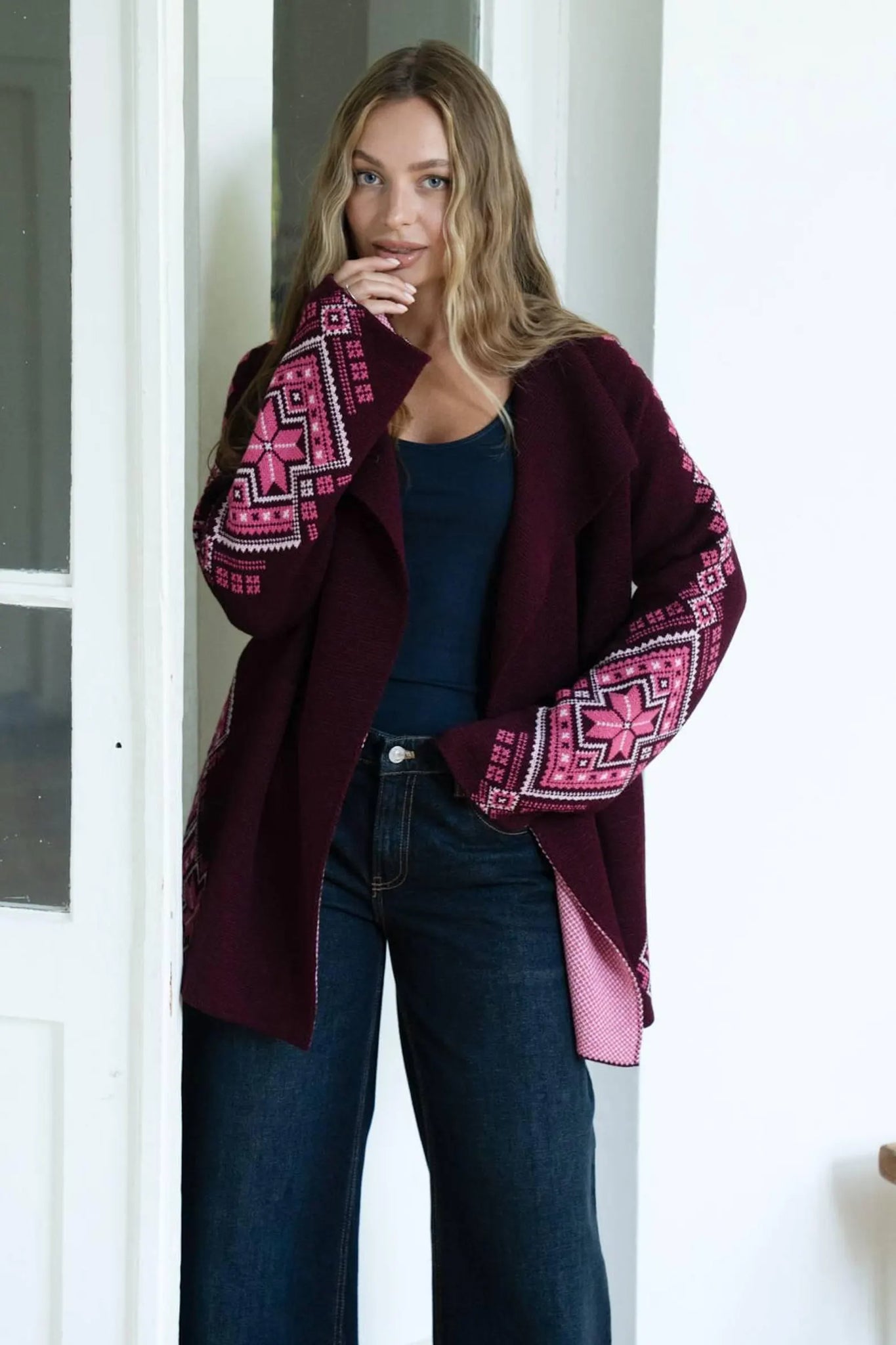 Ukrainian jacket cardigan “ETHNO”