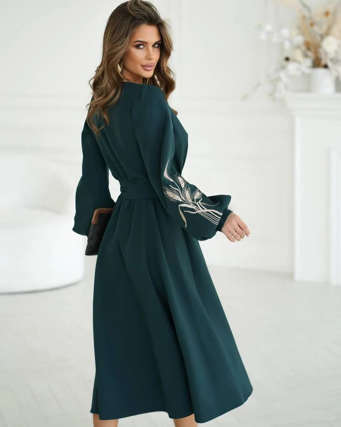 Ukraine Green Dress