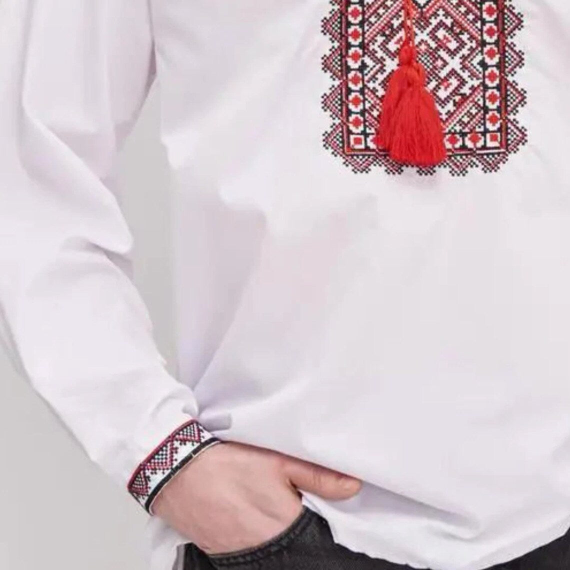 Vyshyvanka Men's (red ornament)