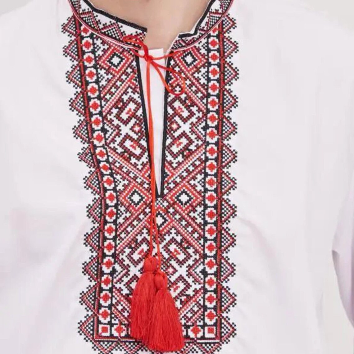 Vyshyvanka Men's (red ornament)