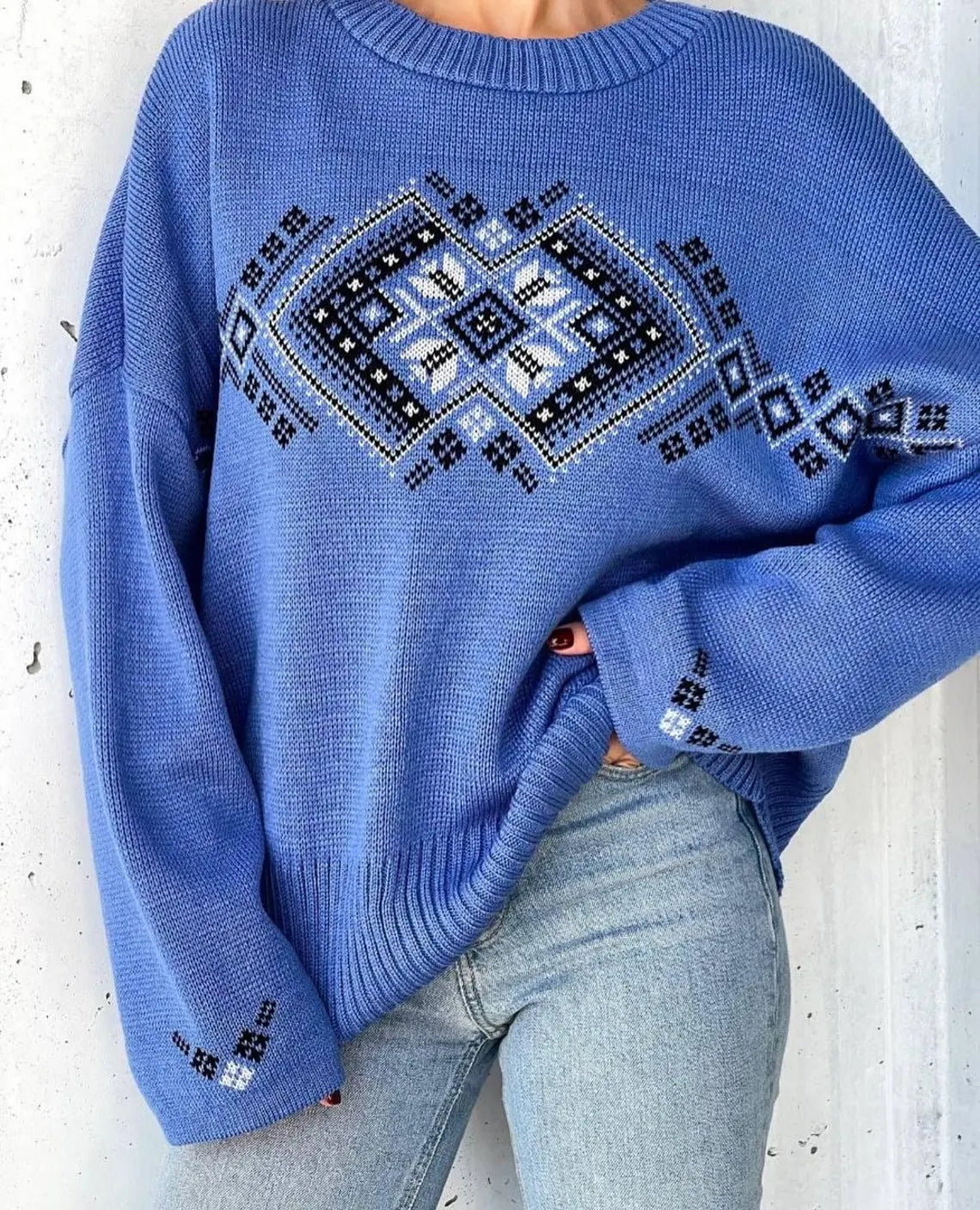 Ukrainian jumper “ETHNO” (oversize)