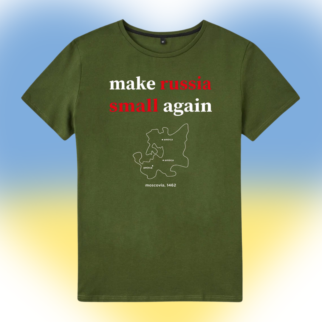 Zelensky T-shirt 'Make Russia Small Again'